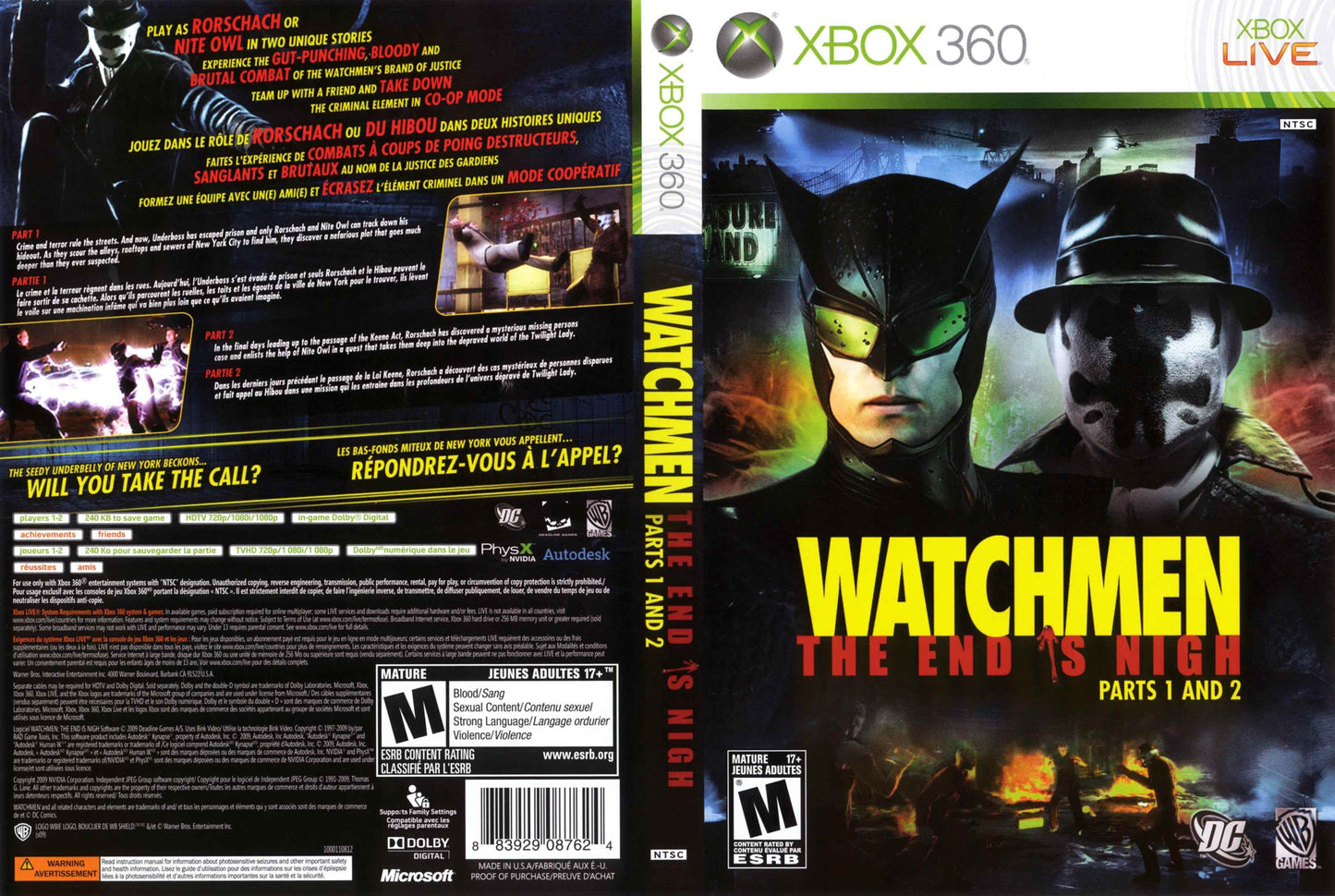 Watchmen The End Is Nigh Parts 1 and 2 Cover Art - WOI Solutions