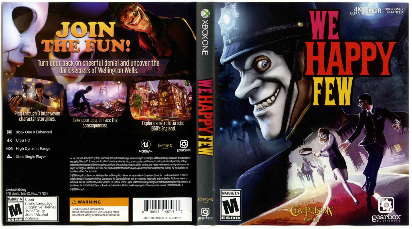 We Happy Few Cover Art - WOI Solutions