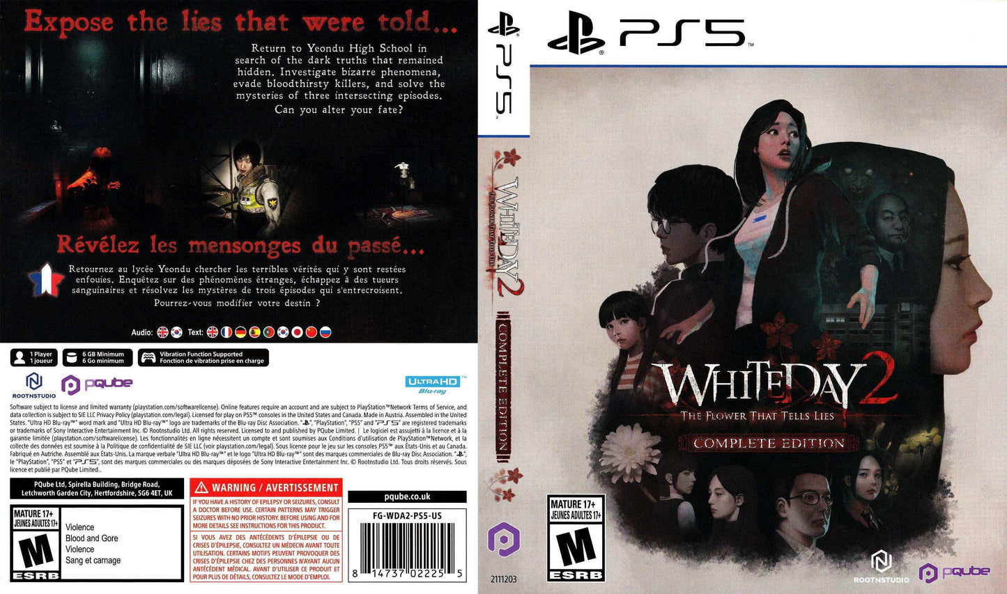White Day 2 - The Flower That Tells Lies - Complete Edition Cover Art - WOI Solutions