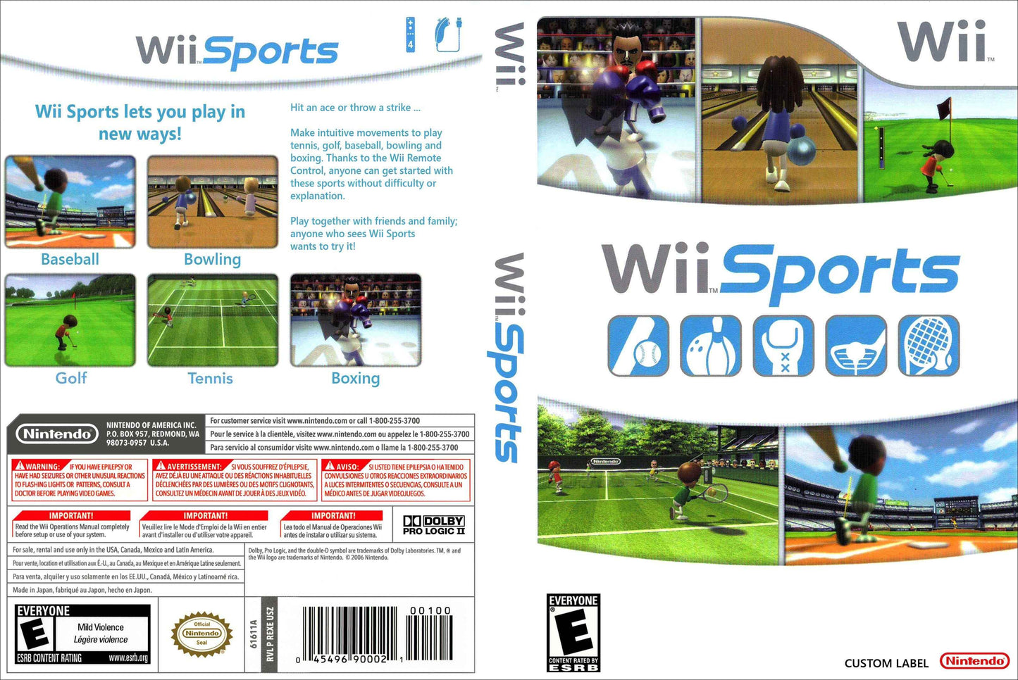 Wii Sports Cover Art - WOI Solutions