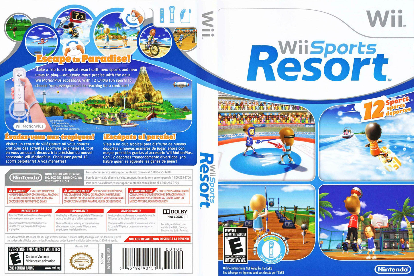 Wii Sports Resort Cover Art - WOI Solutions