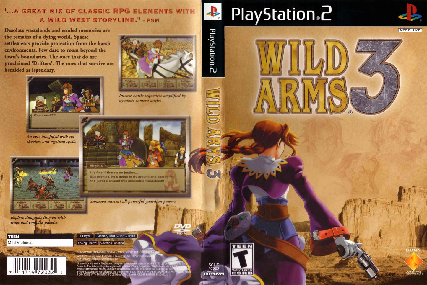 Wild Arms 3 Cover Art - WOI Solutions