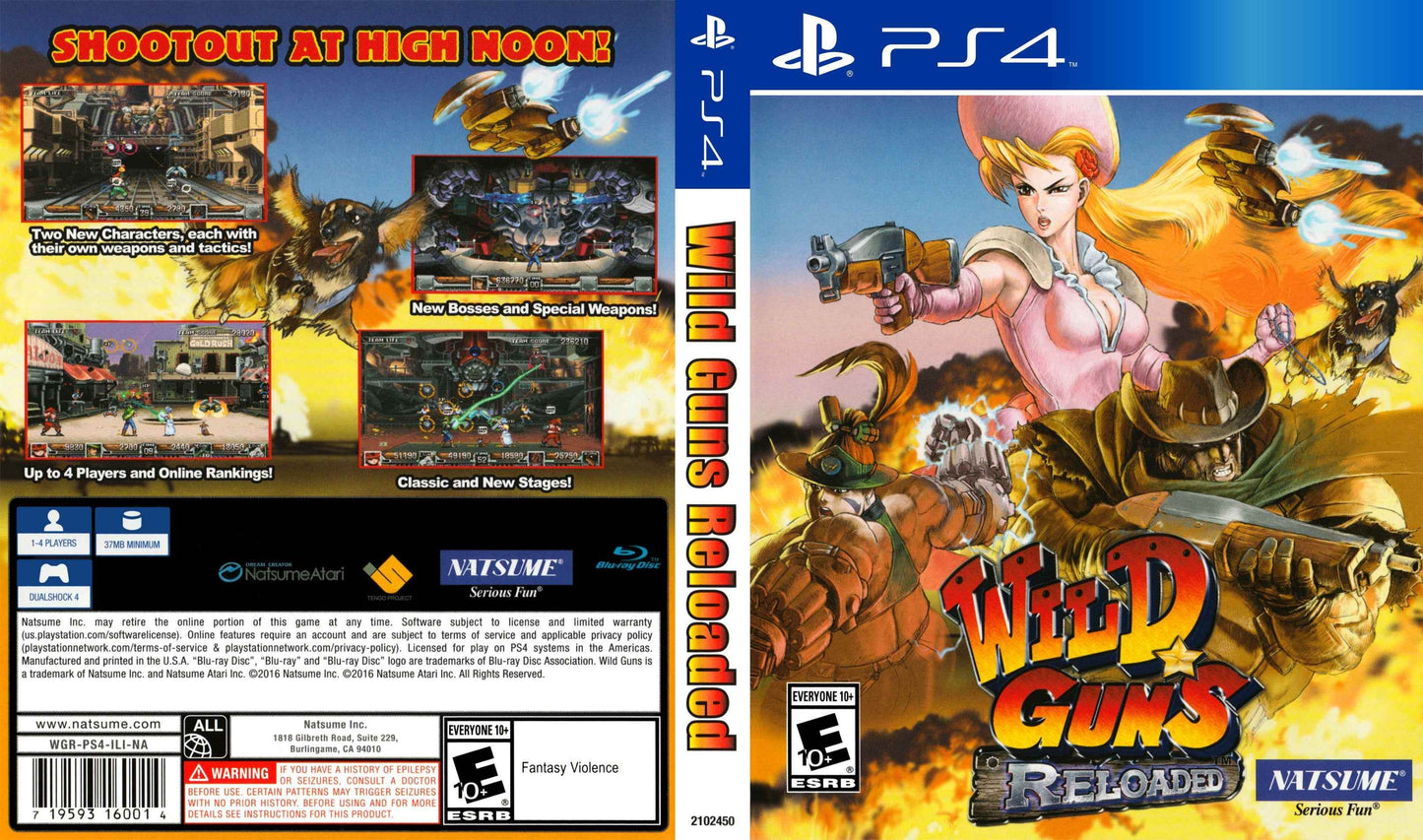 Wild Guns Reloaded Cover Art - WOI Solutions