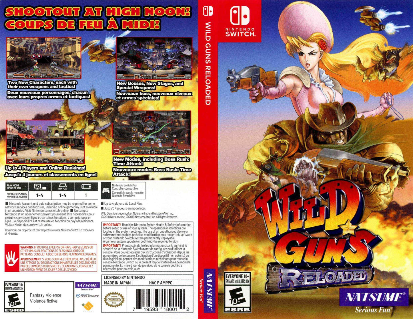 Wild Guns Reloaded Cover Art - WOI Solutions