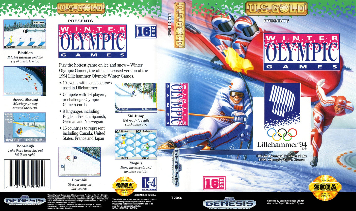 Winter Olympic Games Lillehammer 94 Cover Art - WOI Solutions