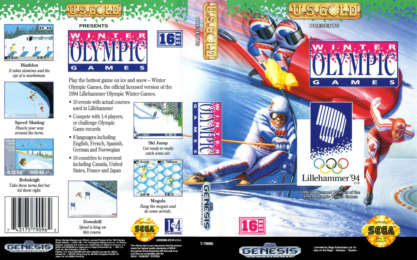 Winter Olympics Lillehammer 94 Cover Art - WOI Solutions