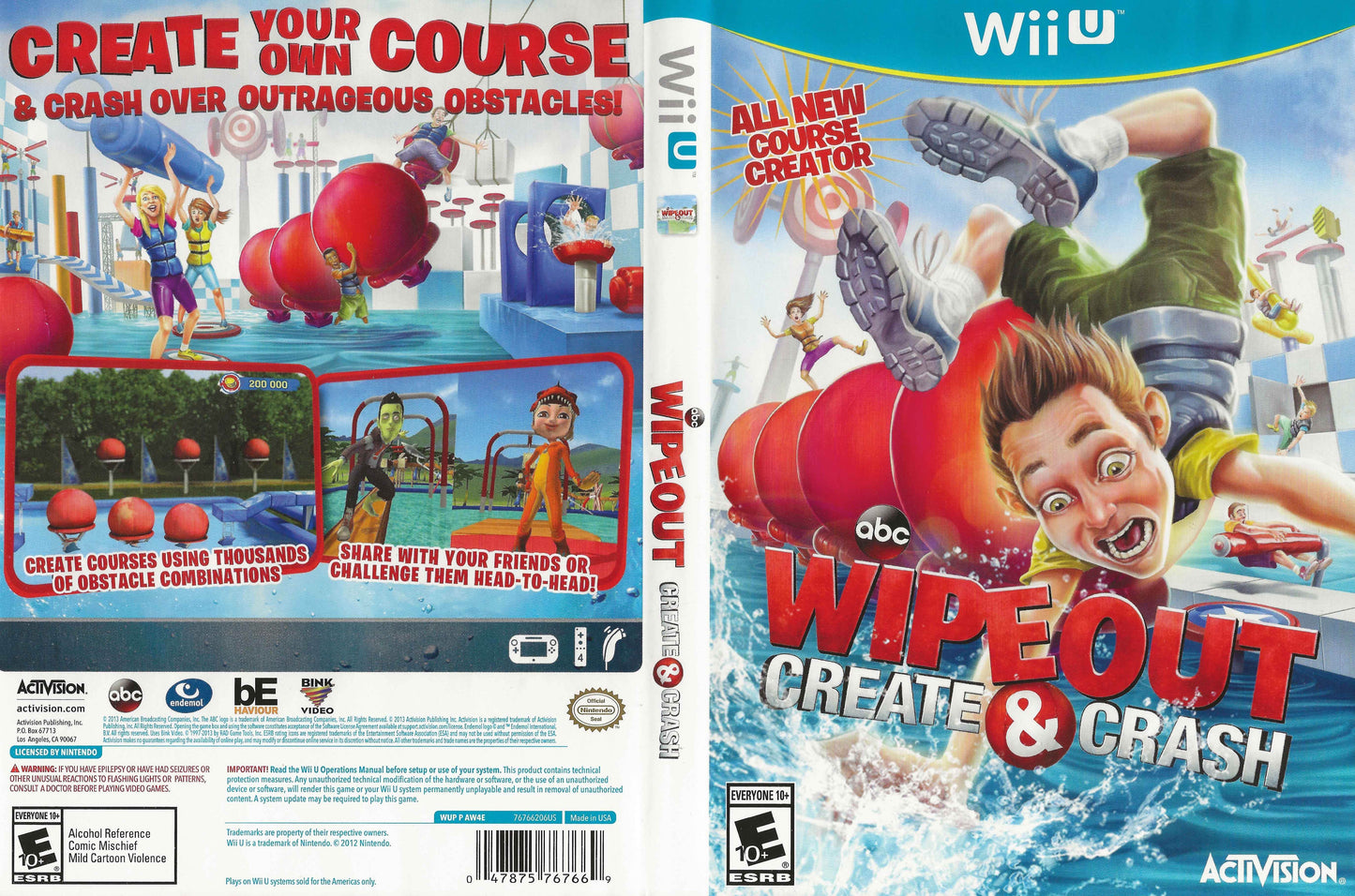 Wipeout Create & Crash Cover Art - WOI Solutions
