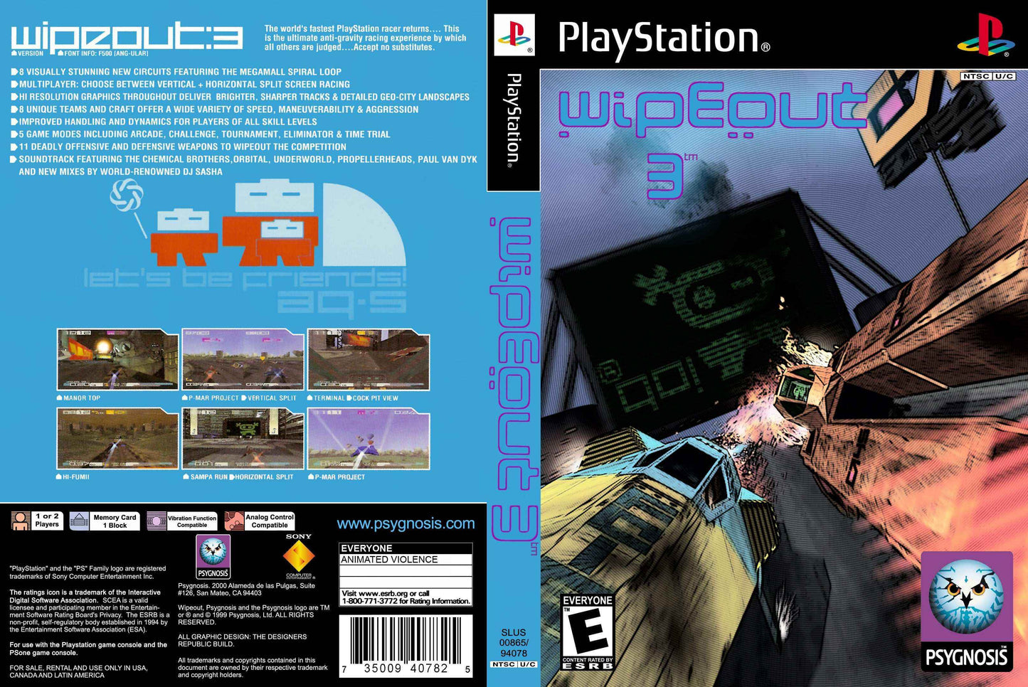Wipeout 3 Cover Art - WOI Solutions