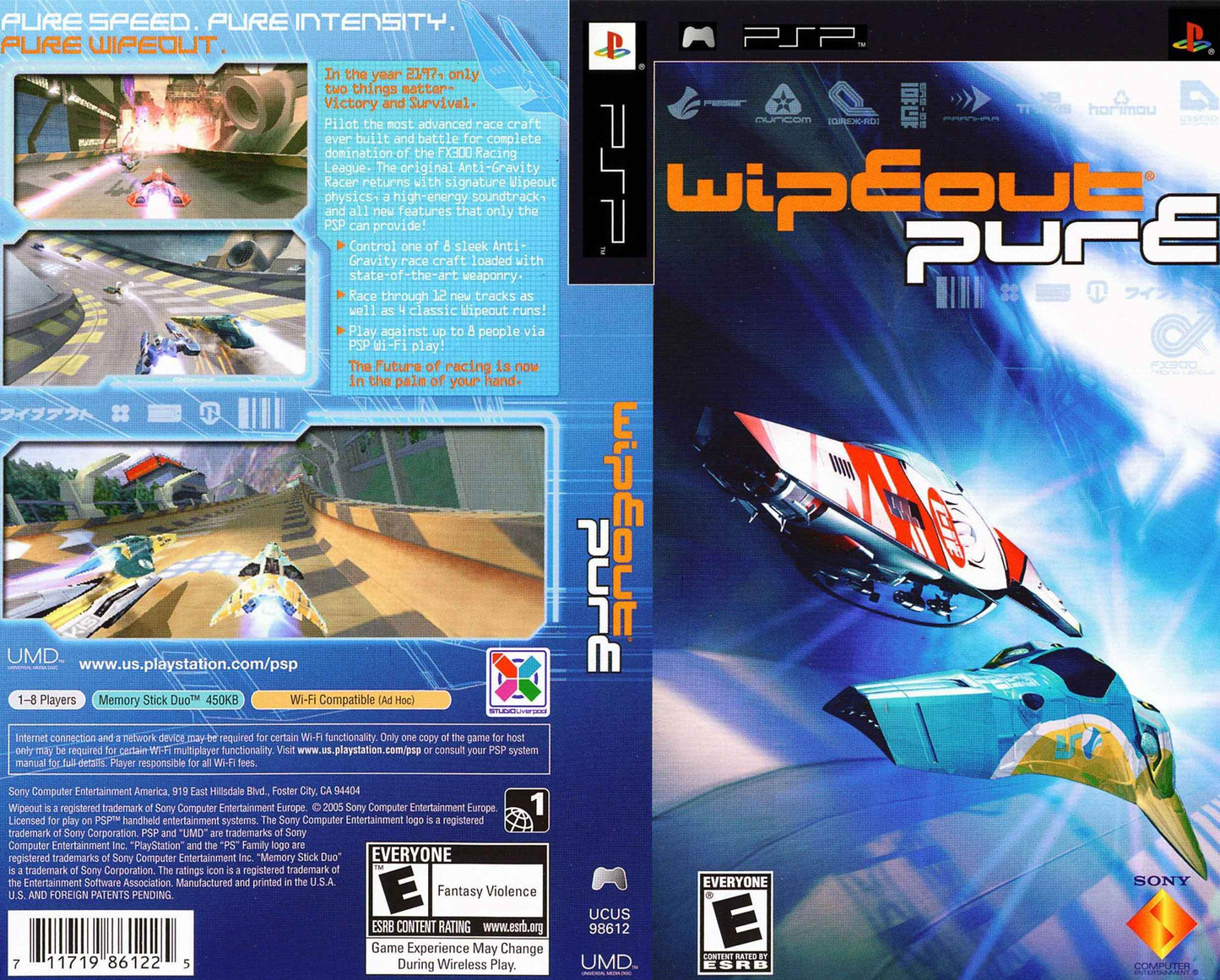 Wipeout Pure Cover Art - WOI Solutions