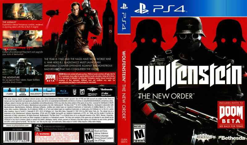 Wolfenstein The New Order Cover Art - WOI Solutions