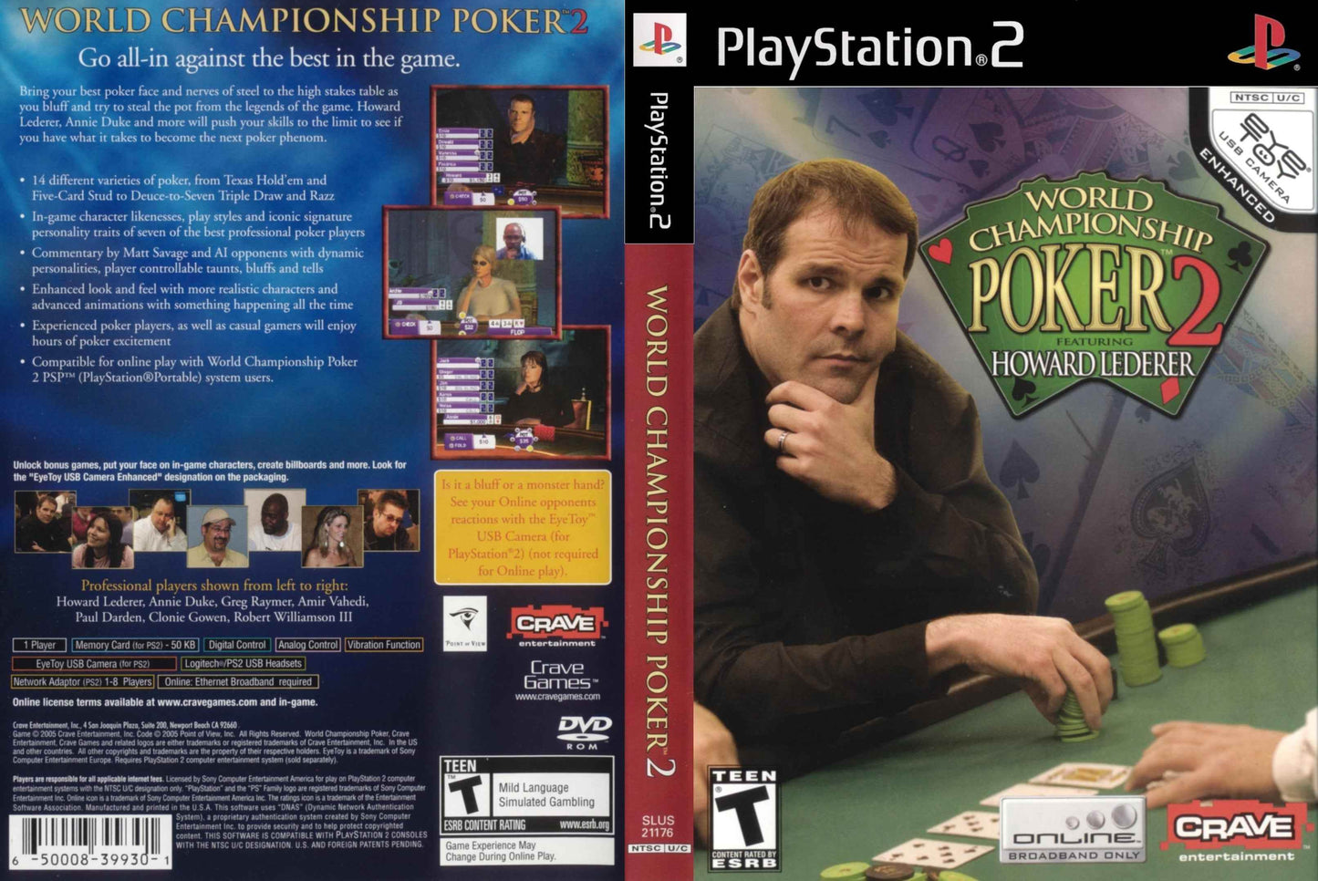 World Championship Poker 2 - Featuring Howard Lederer Cover Art - WOI Solutions