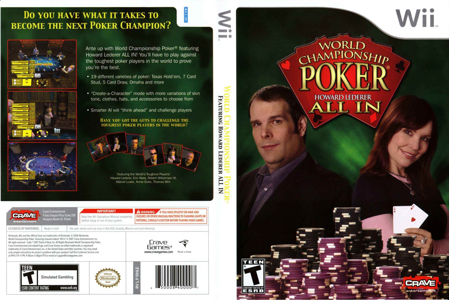World Championship Poker Cover Art - WOI Solutions