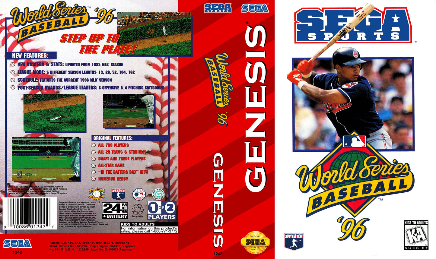 World Series Baseball 96 Cover Art - WOI Solutions