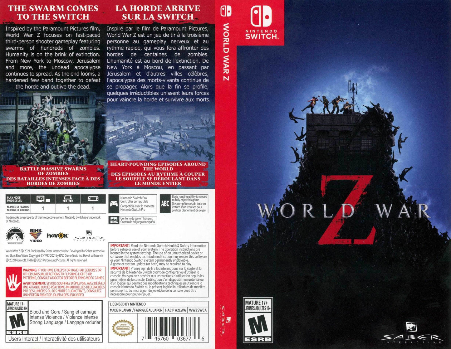 World War Z Cover Art - WOI Solutions