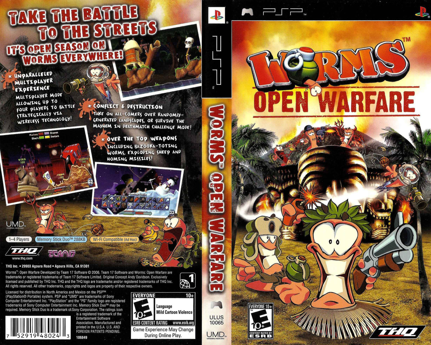 Worms Open Warfare Cover Art - WOI Solutions
