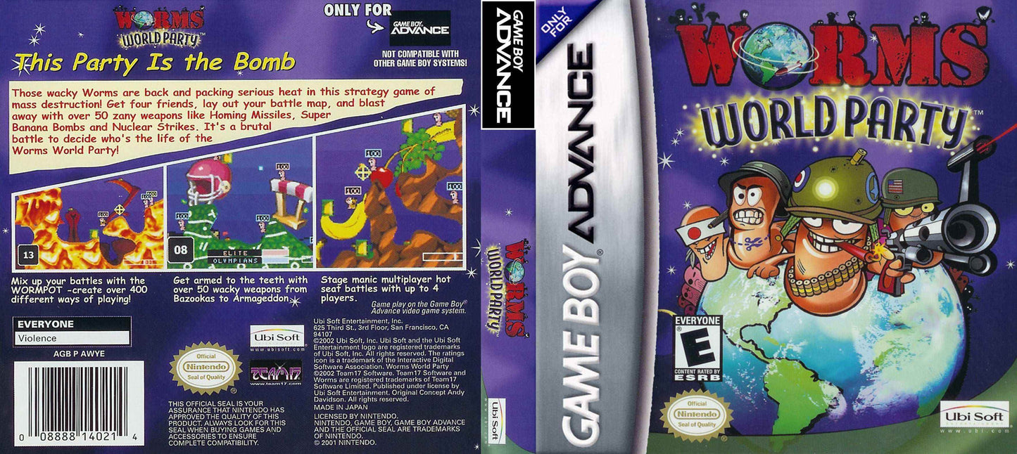 Worms World Party Cover Art - WOI Solutions