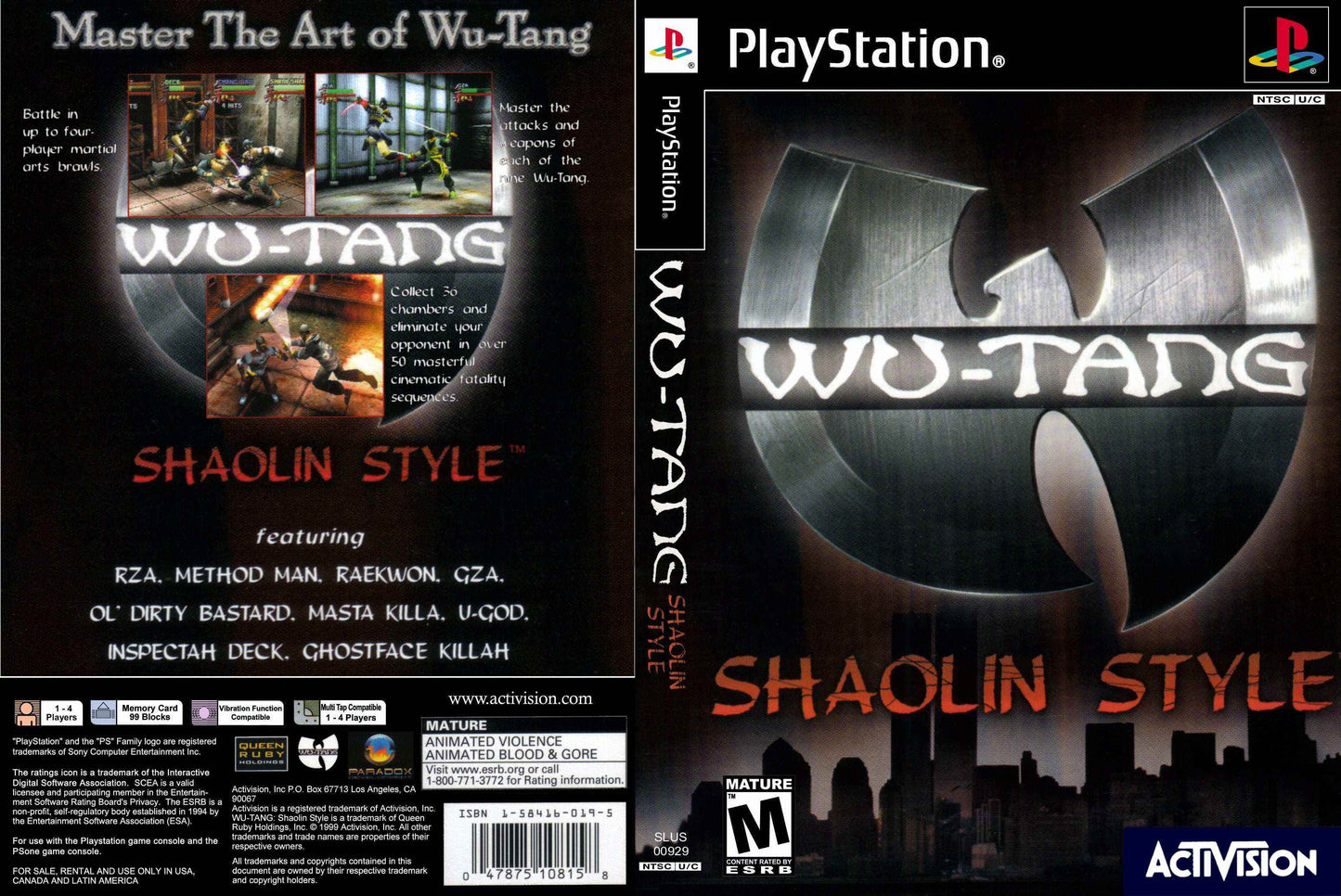 Wu-Tang Shaolin Style Cover Art - WOI Solutions