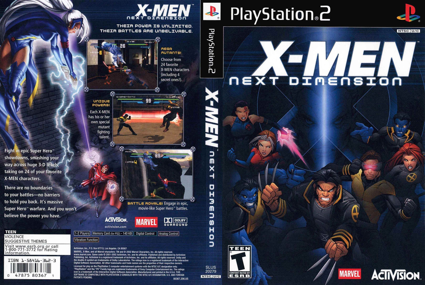 X-Men - Next Dimension Cover Art - WOI Solutions
