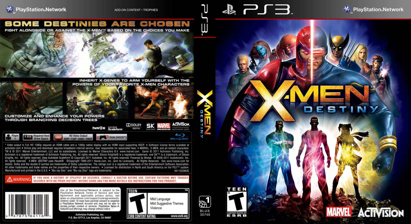 X-Men Destiny Cover Art - WOI Solutions