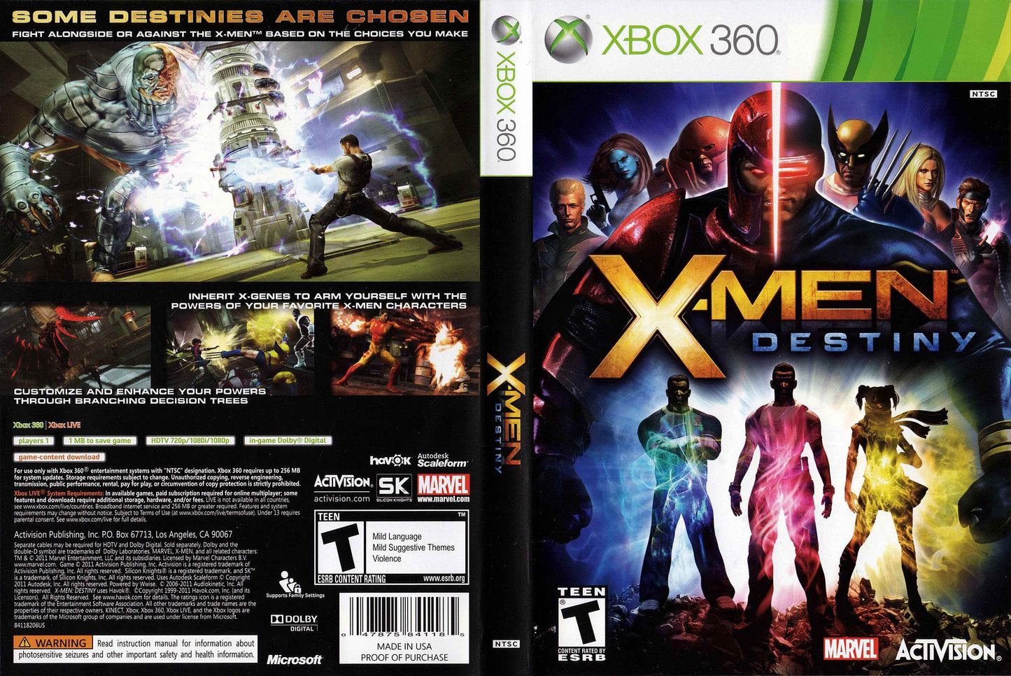 X-Men Destiny Cover Art - WOI Solutions