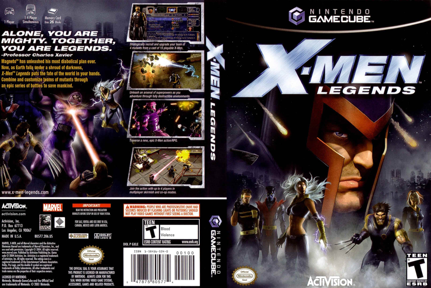 X-Men Legends Cover Art - WOI Solutions