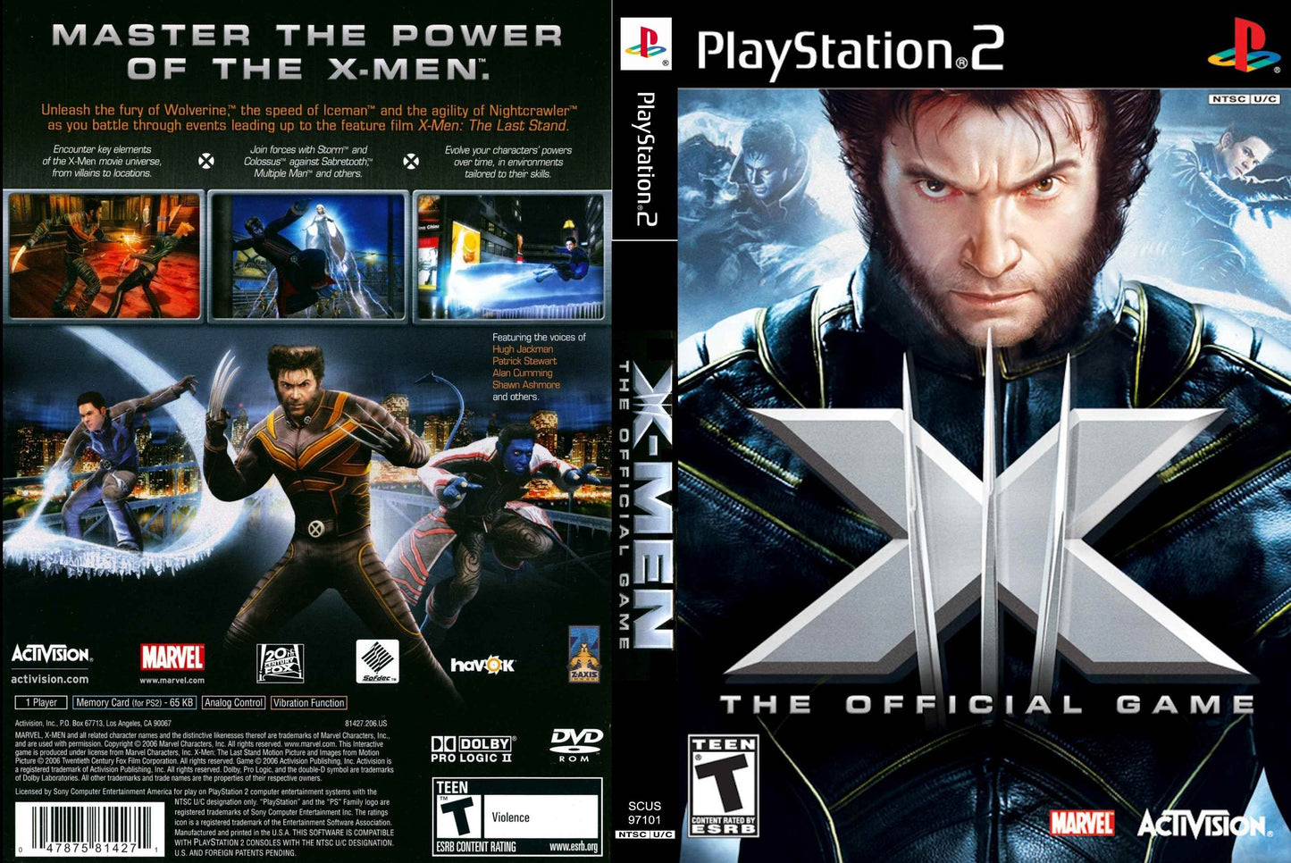 X-Men The Official Game Cover Art - WOI Solutions