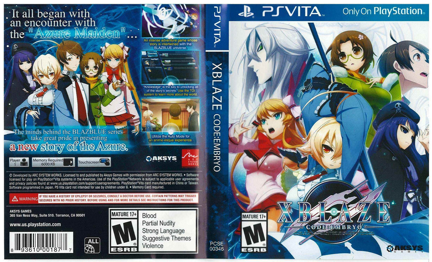 XBlaze Code Embryo Cover Art - WOI Solutions