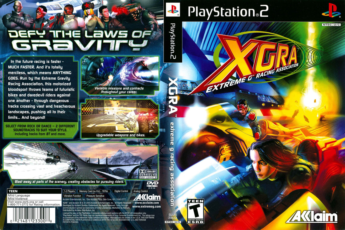 XGRA Extreme G Racing Association Cover Art - WOI Solutions