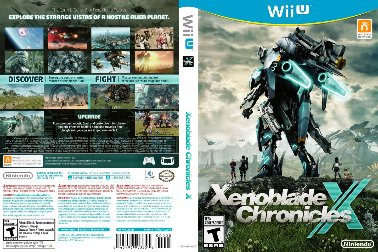 Xenoblade Chronicles X Cover Art - WOI Solutions