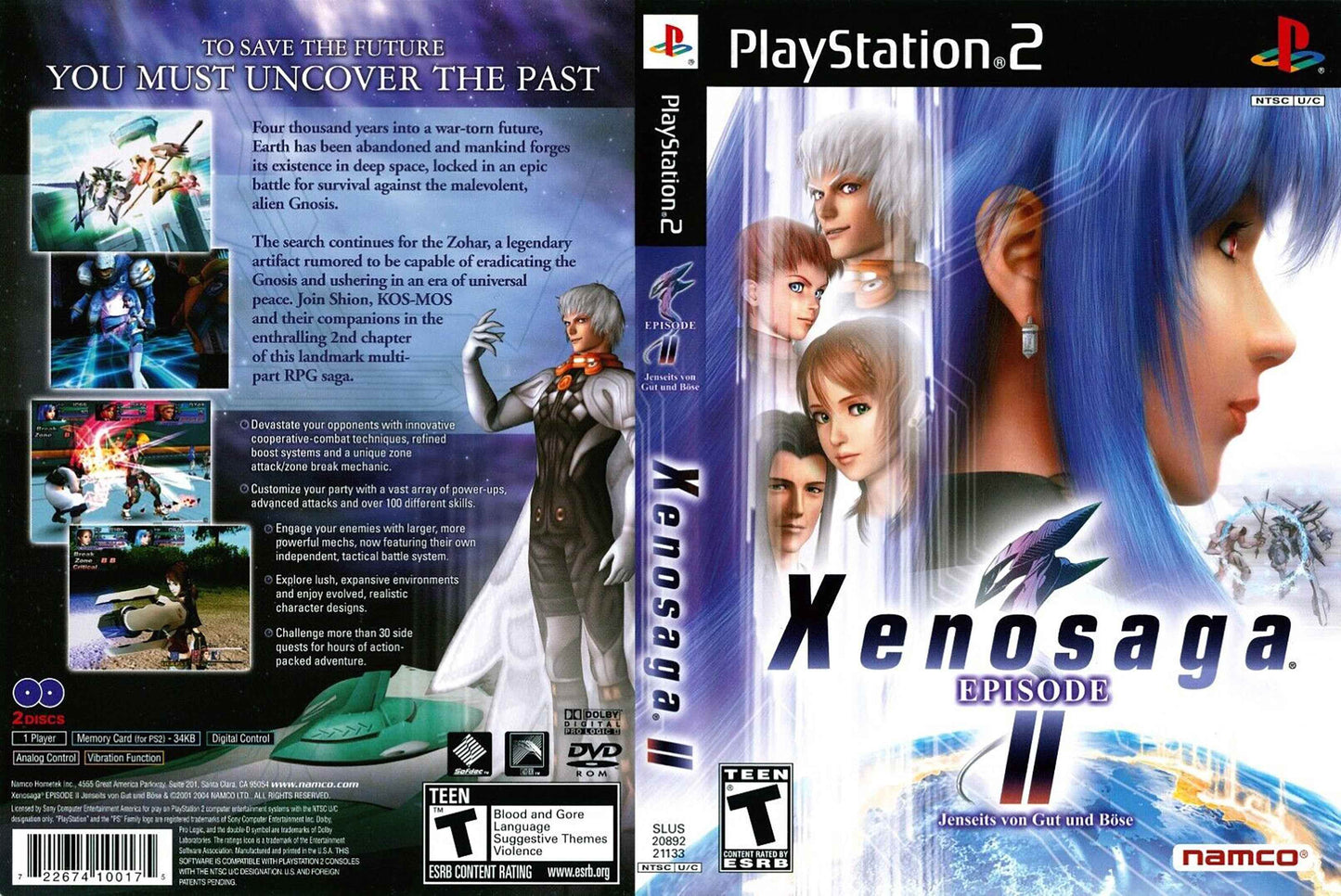 Xenosaga Episode 2 Cover Art - WOI Solutions