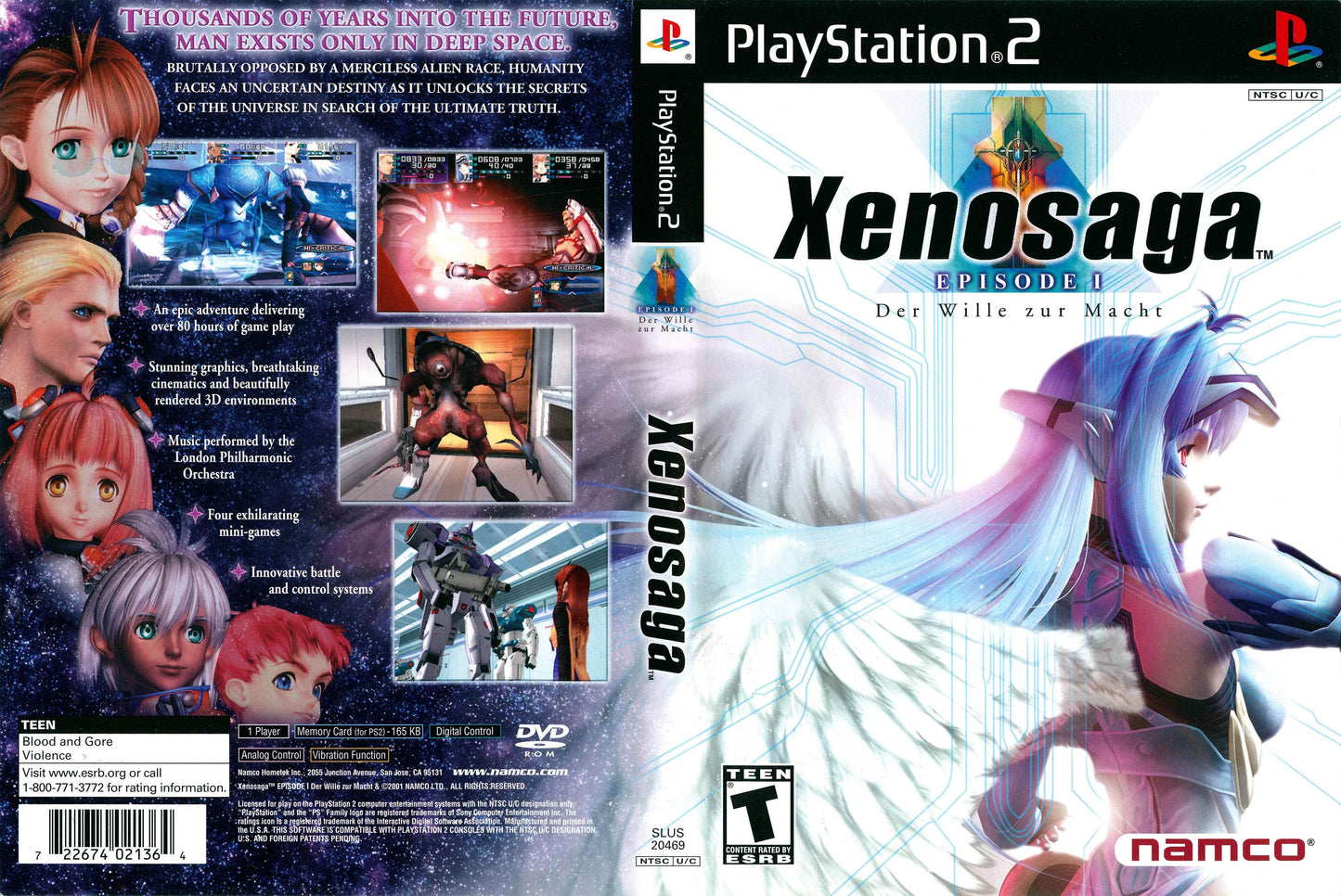 Xenosaga Episode I Der Wille zur Macht Cover Art - WOI Solutions