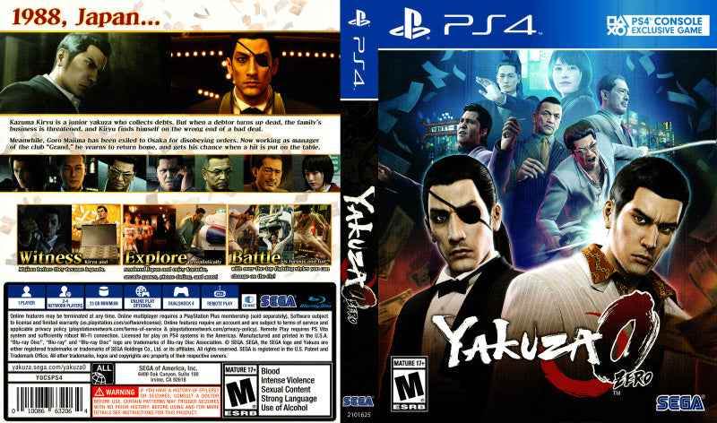 Yakuza 0 Cover Art - WOI Solutions