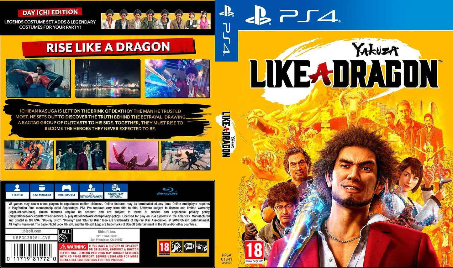 Yakuza Like a Dragon Cover Art - WOI Solutions