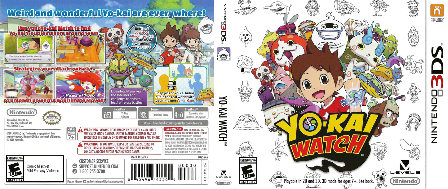 Yo-Kai Watch Cover Art - WOI Solutions