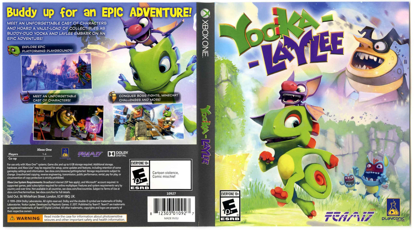 Yooka Lay Lee Cover Art - WOI Solutions