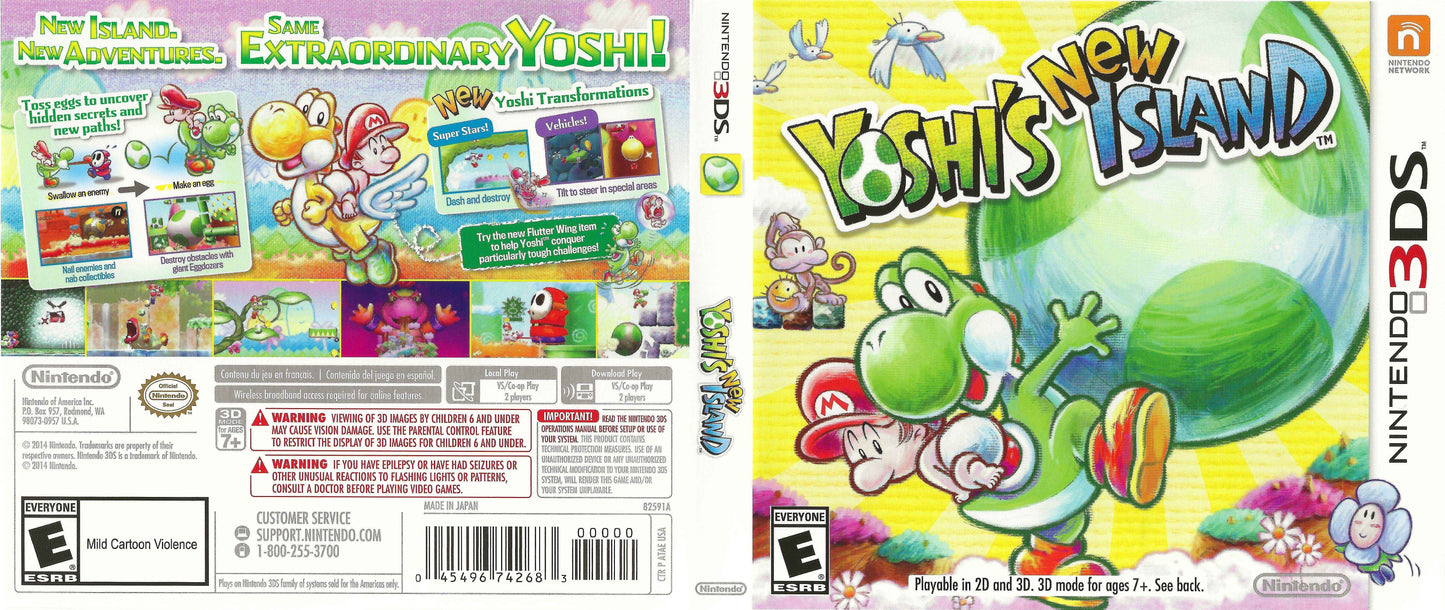 Yoshi's New Island Cover Art - WOI Solutions