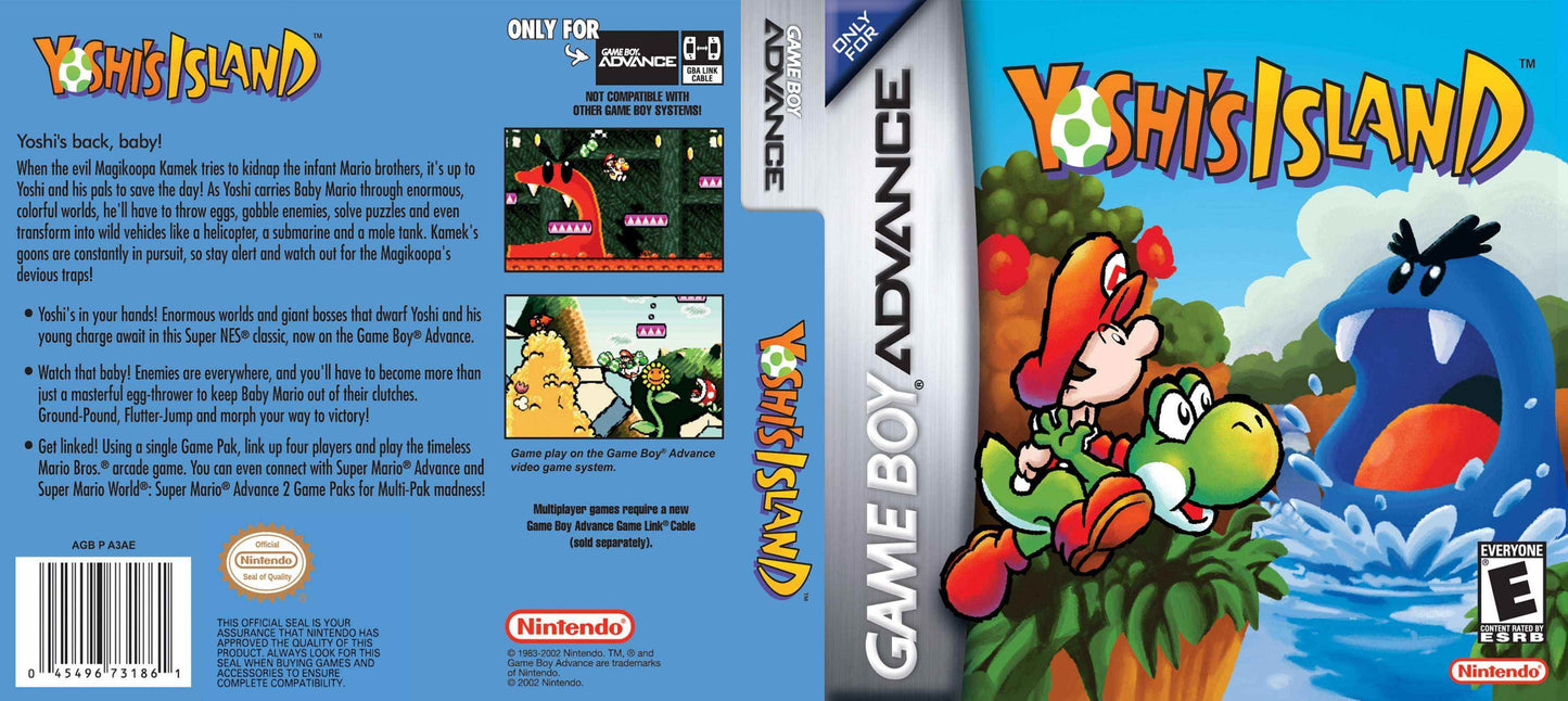 Yoshi's Island Super Mario Advance 3 Cover Art - WOI Solutions