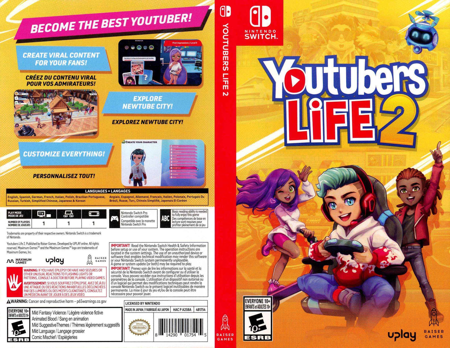 Youtubers Life 2 Cover Art - WOI Solutions