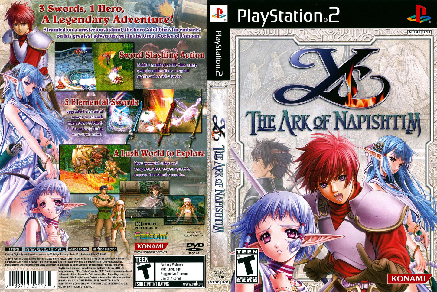 Ys The Ark of Napishtim Cover Art - WOI Solutions