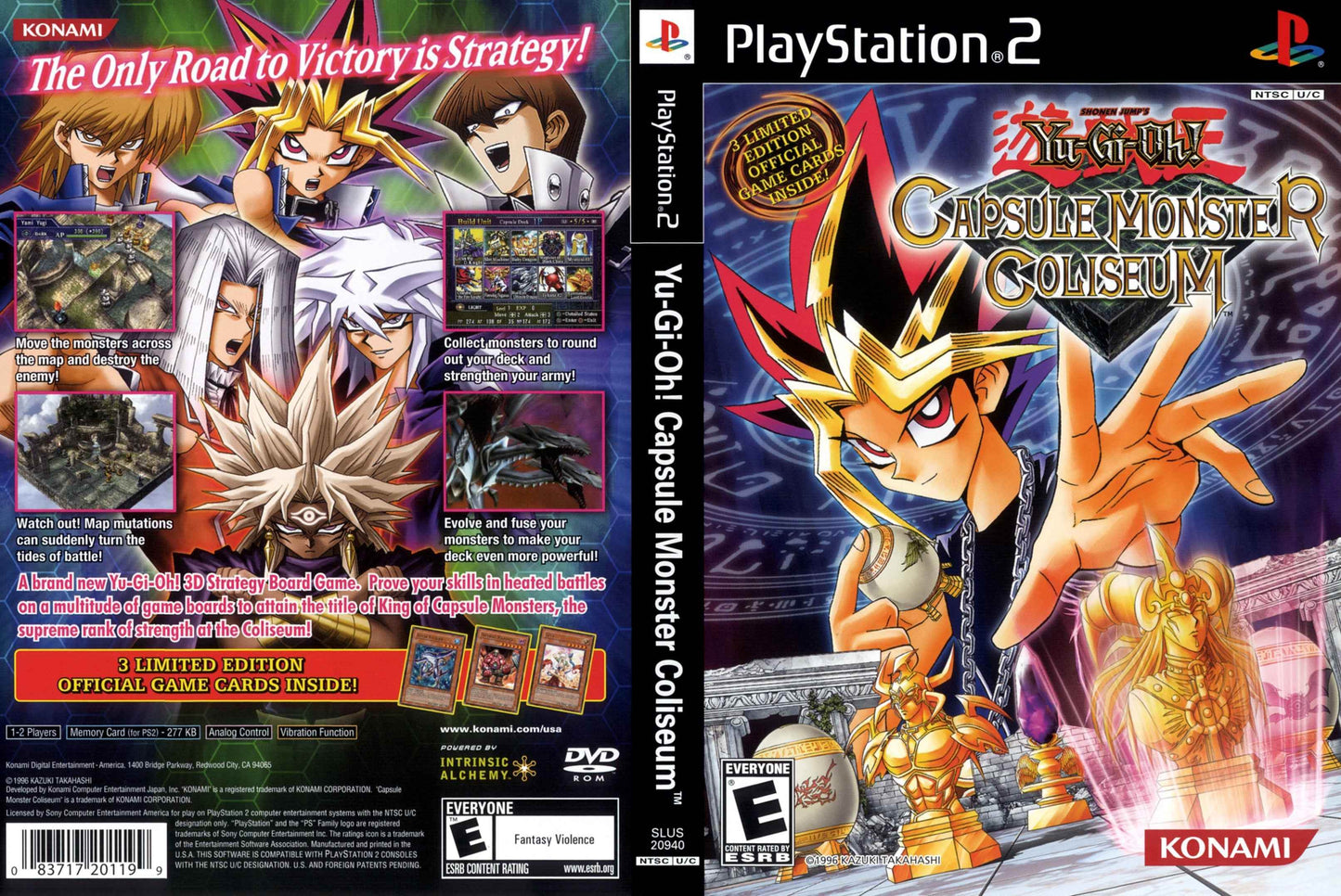 Yu-Gi-Oh! Capsule Monster Coliseum Cover Art - WOI Solutions