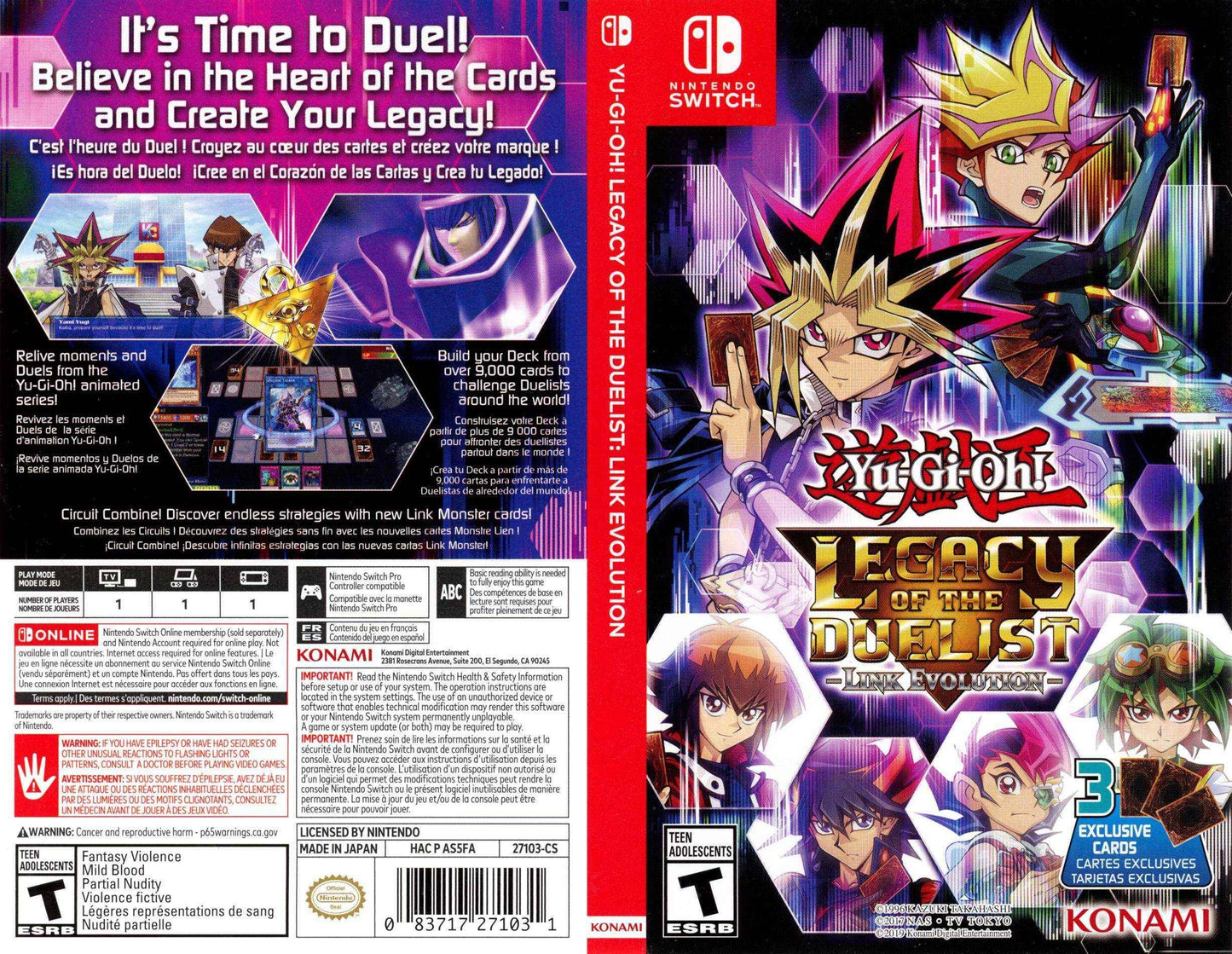 Yu-Gi-Oh! Legacy of the Duelist Link Evolution Cover Art - WOI Solutions