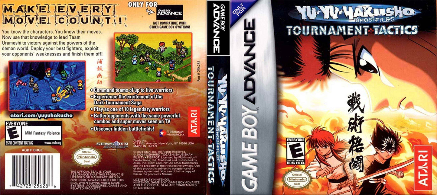 Yu Yu Hakusho Tournament Tactics Cover Art - WOI Solutions