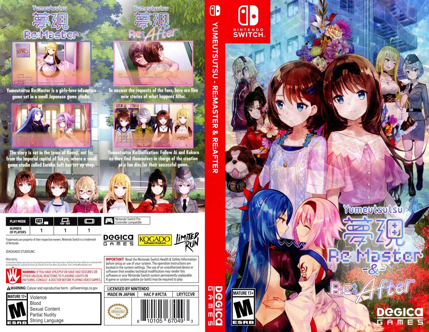 Yumeutsutsu RE Master & RE After Cover Art - WOI Solutions