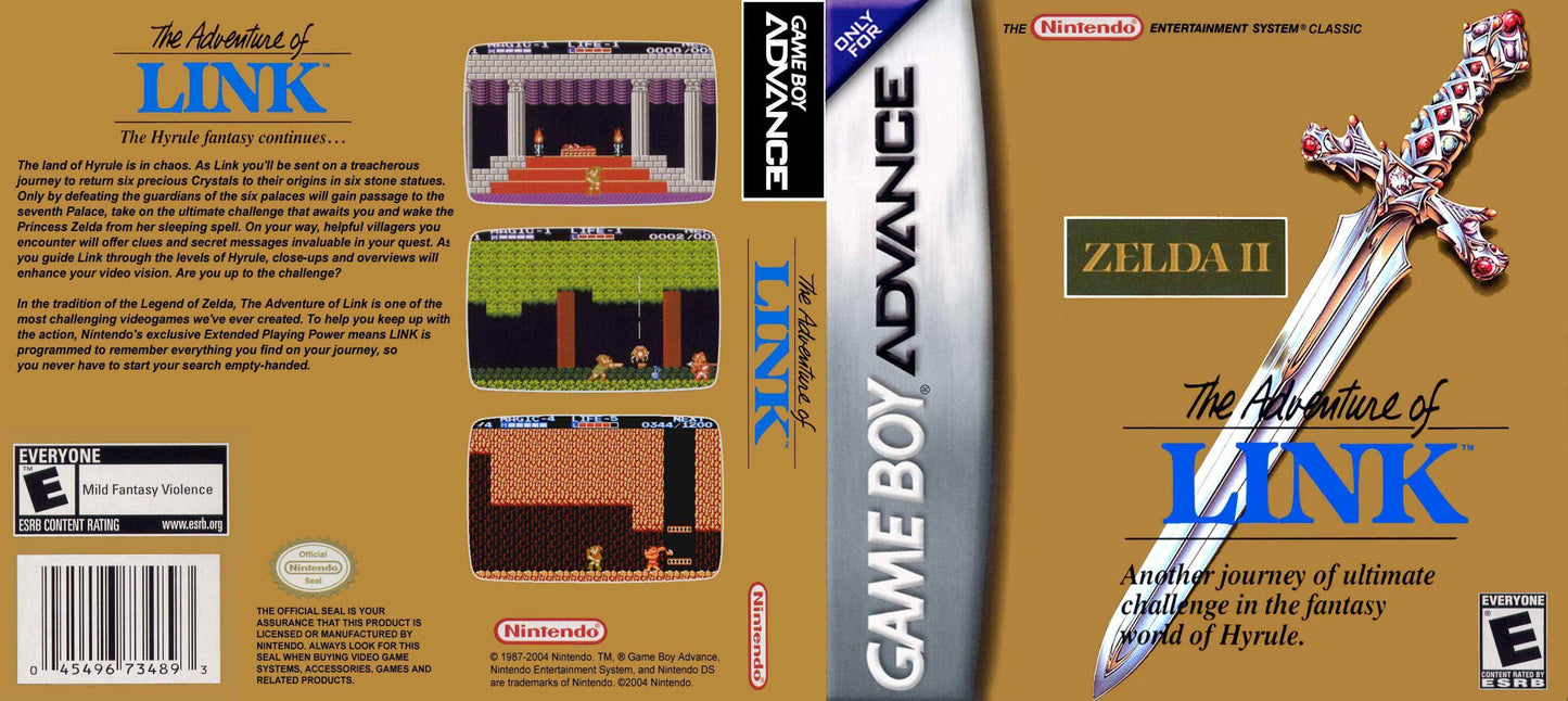 Zelda II The Adventure of Link Cover Art - WOI Solutions