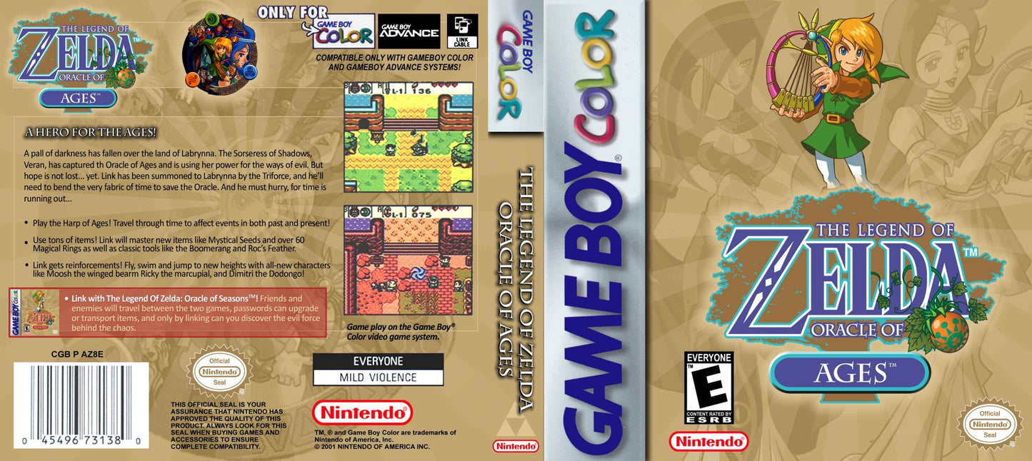 Zelda Oracle of Ages Cover Art - WOI Solutions