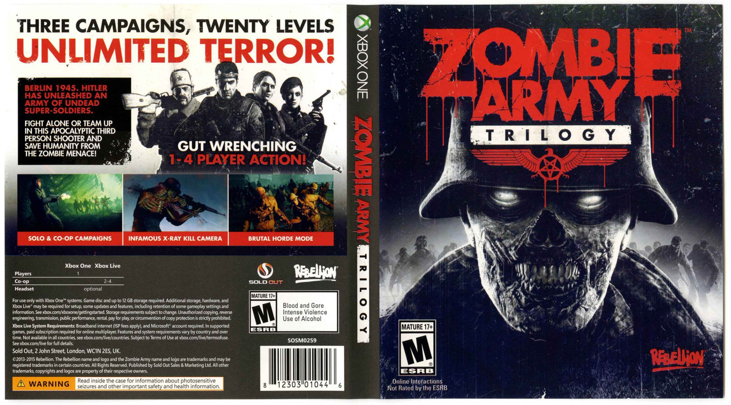 Zombie Army Trilogy Cover Art - WOI Solutions