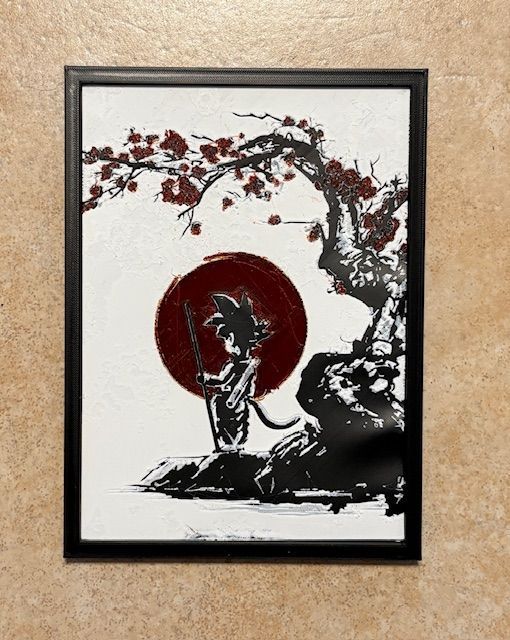 Goku — HueForge Layered Art Print