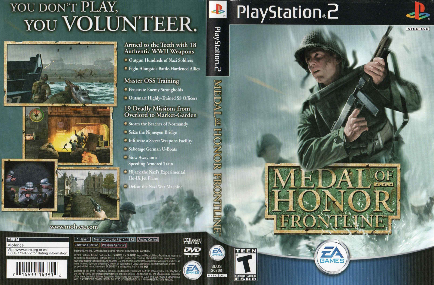 Medal of Honor Frontline Cover Art - WOI Solutions