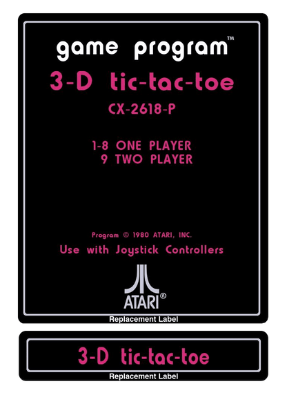 3D Tic-Tac-Toe Cover Art - WOI Solutions