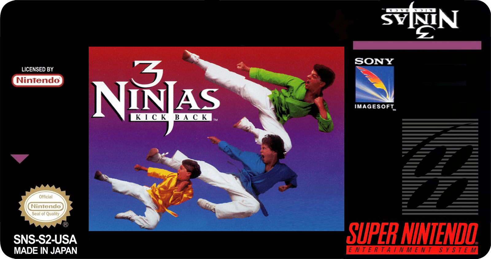 3 Ninjas Kick Back Cover Art - WOI Solutions